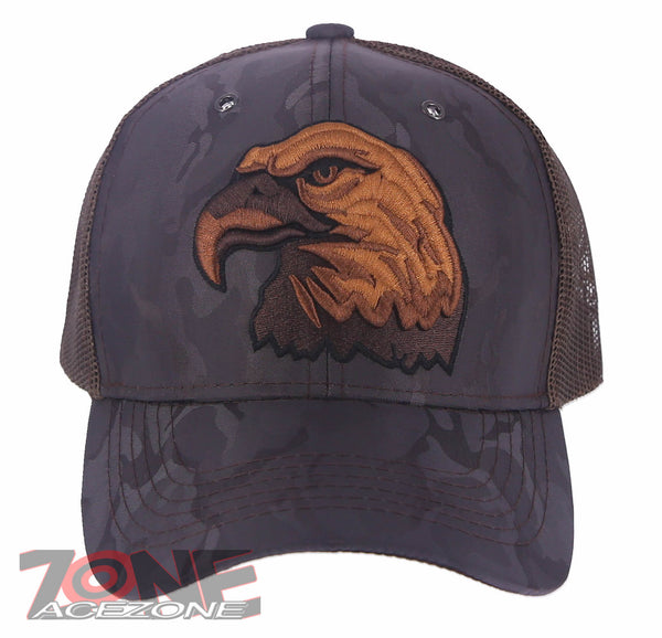 Trendy Apparel Shop Mexico Independence Eagle Snake Trucker Cap - Adjustable Snapback Mesh Hat