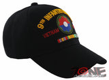 NEW! US ARMY 9TH INFANTRY DIVISION VIETNAM VETERAN CAP HAT BLACK