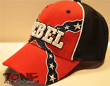 NEW! REBEL BASEBALL CAP HAT RED