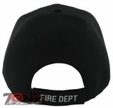 NEW FD FIRE DEPT RESCUE CAP HAT BLACK