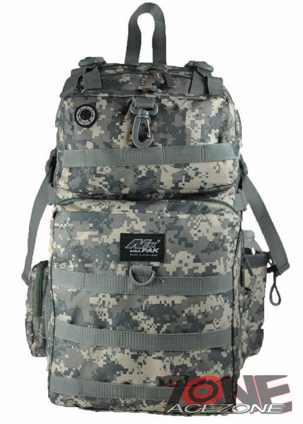 army digital camo laptop backpack Miltary Backpack Nexpak USA Hunting Camping Tactical DP321 ACU DIGITAL – AceZone.com