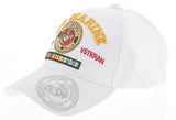 NEW! US MARINE CORPS VIETNAM VETERAN USMC SIDE ROUND BALL CAP HAT WHITE