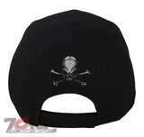 NEW! PIRATE SKULL SHADOW N1 CAP HAT BLACK