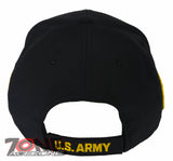 US ARMY 2ND ARMORED DIVISION HELL ON WHEELS USA FLAG CAP HAT BLACK