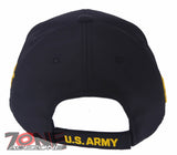 NEW! US ARMY COMBAT CORPS OF ENGINEERS FLAG USA CAP HAT BLACK