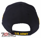 NEW! US ARMY FIELD ARTILLERY FLAG USA BALL CAP HAT BLACK