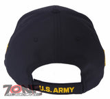 NEW! US ARMY RANGER FLAG USA BALL CAP HAT BLACK