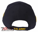 NEW! US ARMY RETIRED FLAG USA BALL CAP HAT BLACK