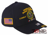 US ARMY OIF OPERATION IRAQI FREEDOM COMBAT VETERAN FLAG USA BALL CAP HAT BLACK