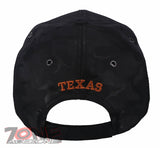 TEXAS TX LONE STAR STATE BASEBALL CAP HAT CAMOUFLAGE BLACK