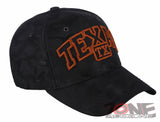 TEXAS TX LONE STAR STATE BASEBALL CAP HAT CAMOUFLAGE BLACK