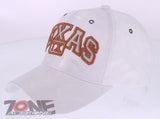 TEXAS TX LONE STAR STATE BASEBALL CAP HAT CAMOUFLAGE WHITE