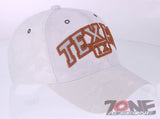 TEXAS TX LONE STAR STATE BASEBALL CAP HAT CAMOUFLAGE WHITE