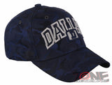 NEW! TEXAS DALLAS D TX BASEBALL CAP HAT CAMOUFLAGE NAVY