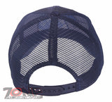 NEW! NAVY BIG EAGLE HEAD USA TRUCKER SNAPBACK BALL CAP HAT CAMOUFLAGE NAVY