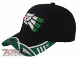 HECHO EN MEXICO MEXICAN EAGLE BASEBALL CAP HAT BLACK