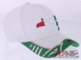 HECHO EN MEXICO MEXICAN EAGLE BASEBALL CAP HAT WHITE