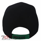 MEXICO MEXICAN BASEBALL CAP HAT BLACK