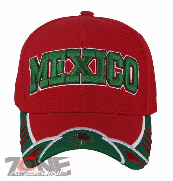 MEXICO MEXICAN BASEBALL CAP HAT RED