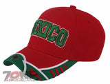 MEXICO MEXICAN BASEBALL CAP HAT RED