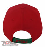 MEXICO MEXICAN BASEBALL CAP HAT RED