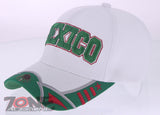 MEXICO MEXICAN BASEBALL CAP HAT WHITE
