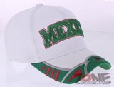 MEXICO MEXICAN BASEBALL CAP HAT WHITE