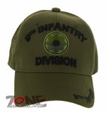 NEW! US ARMY 9TH INFANTRY DIVISION CAP HAT OLIVE