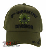 NEW! US ARMY 9TH INFANTRY DIVISION CAP HAT OLIVE