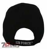 NEW! US AIR FORCE USAF MSGT RETIRED BALL CAP HAT BLACK