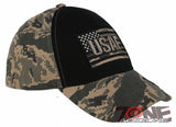 NEW! US AIR FORCE USAF USA FLAG WING BALL CAP HAT ACU CAMO