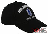NEW! US AIR FORCE USAF CMSGT RETIRED BALL CAP HAT BLACK