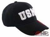 NEW! US MARINE CORPS USMC RED ROUND SHADOW CAP HAT BLACK