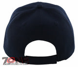 NEW! NATIVE PRIDE INDIAN AMERICAN FEATHERS BEAR CAP HAT NAVY