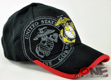 NEW! US MARINE CORPS CAP HAT USMC A3 BLACK