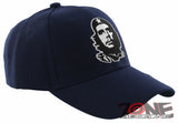 NEW! CHE GUEVARA FACE BALL CAP HAT NAVY