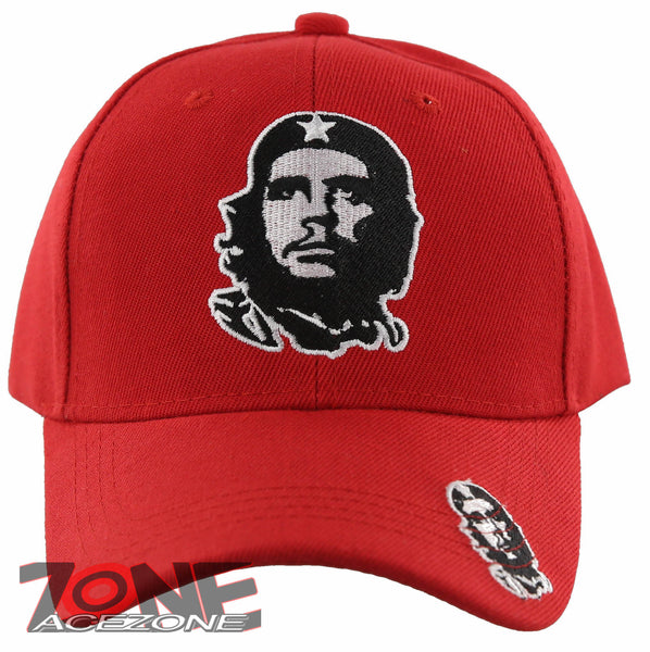NEW! CHE GUEVARA FACE BALL CAP HAT RED