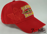 NEW! USMC FIRST RECON MARINE 1st RECON CAP HAT RED