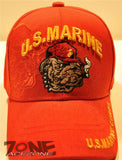WHOLESALE NEW! USMC MARINE BULLDOG RED CAP HAT