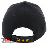 NEW! USMC MARINE AIR WING MAW CAP HAT BLACK