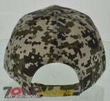 NEW! USMC RETIRED SIDE FLAG MARINE CAP HAT CAMO