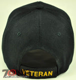 NEW! USMC NATIVE VETERAN AMERICAN US MARINE VETERAN CAP HAT BLACK