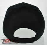 NEW! USMC NATIVE VETERAN WHEEL HOOP AMERICAN US MARINE CAP HAT BLACK
