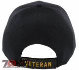 NEW! USMC US MARINE DISABLED VETERAN USMC CAP HAT BLACK