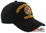 NEW! US MARINE CORPS USMC OPERATION PTSD VETERAN BALL CAP HAT BLACK