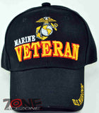 NEW! USMC MARINE VETERAN USMC CAP HAT A1 BLACK