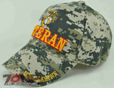 NEW! USMC MARINE VETERAN USMC CAP HAT A1 DIGITAL CAMO
