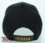 NEW! USMC US MARINE VIETNAM VETERAN SHADOW CAP HAT BLACK