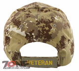 NEW! USMC US MARINE VIETNAM VETERAN SHADOW CAP HAT DESERT CAMO
