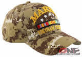 NEW! USMC US MARINE VIETNAM VETERAN SHADOW CAP HAT DESERT CAMO